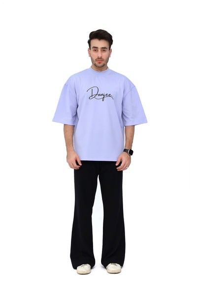 Danjee signature Oversized Tee – Sky Blue Edition