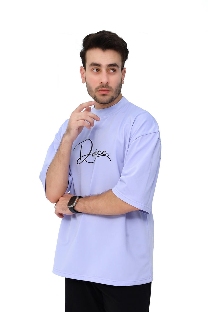 Danjee signature Oversized Tee – Sky Blue Edition