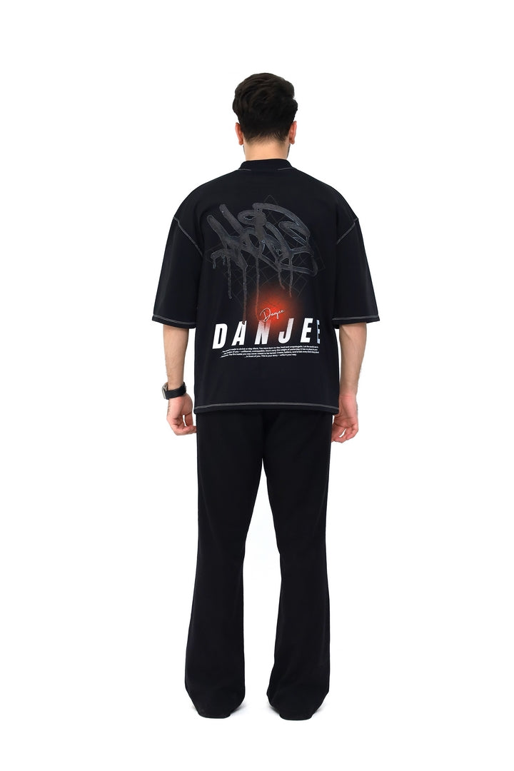 Danjee Realness Oversized Tee – Midnight Statement