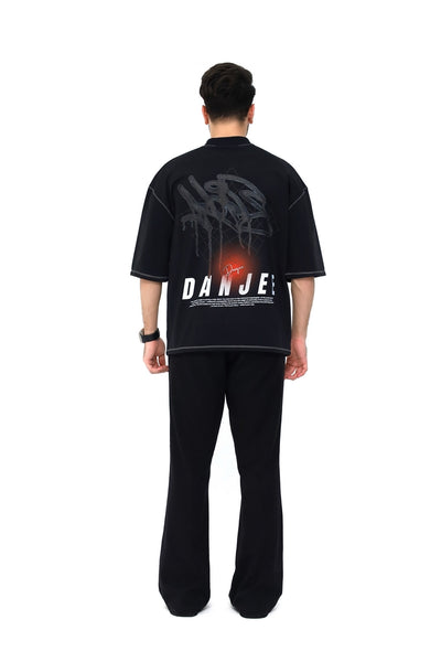 Danjee Realness Oversized Tee – Midnight Statement