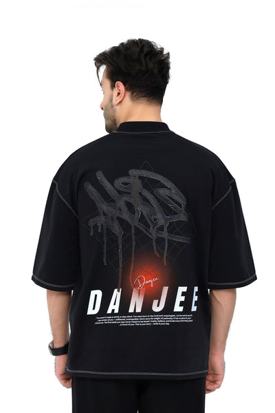 Danjee Realness Oversized Tee – Midnight Statement